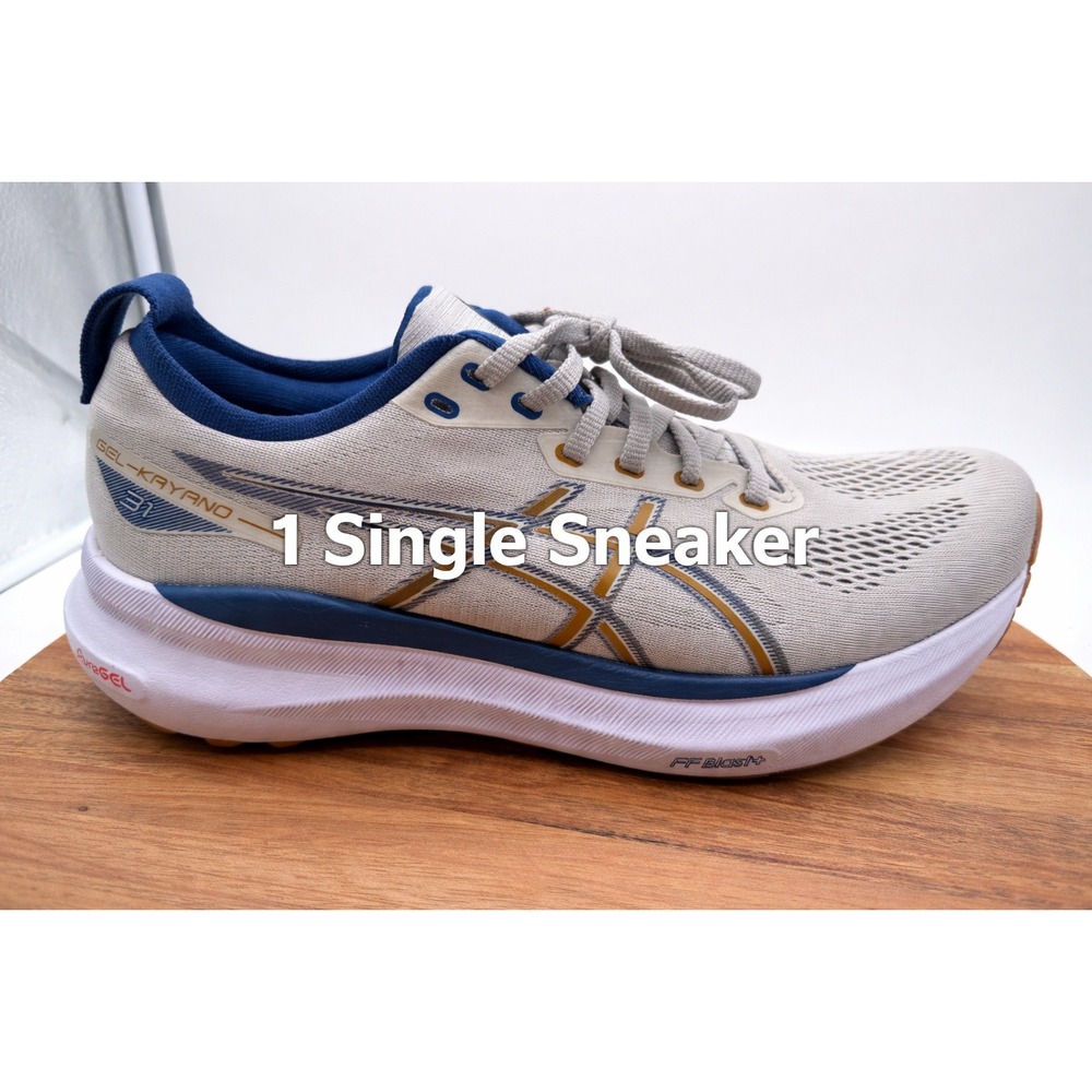 Asics Gel-Kayano 31 Single Right Sneaker Men's Size 8 1/2 Grey Blue Gold   0386